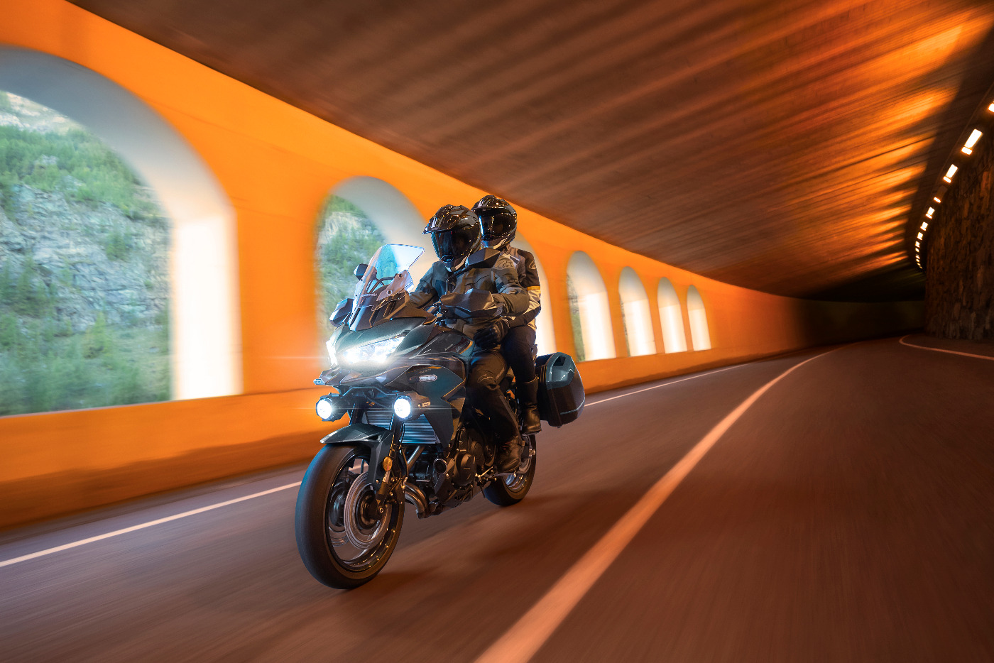 Nieuwe kleuren voor de 2026 Kawasaki Versys 650