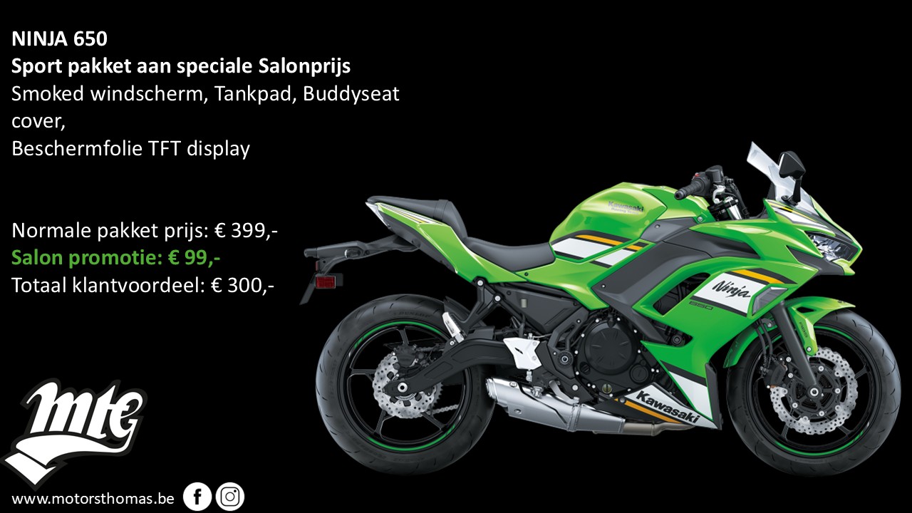 Salonpromotie : Ninja 650 Sport