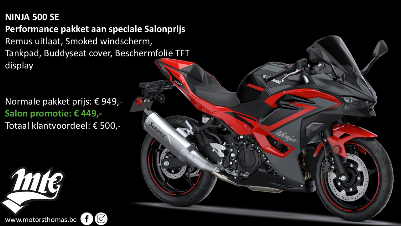 Salonpromotie : Ninja 500 SE