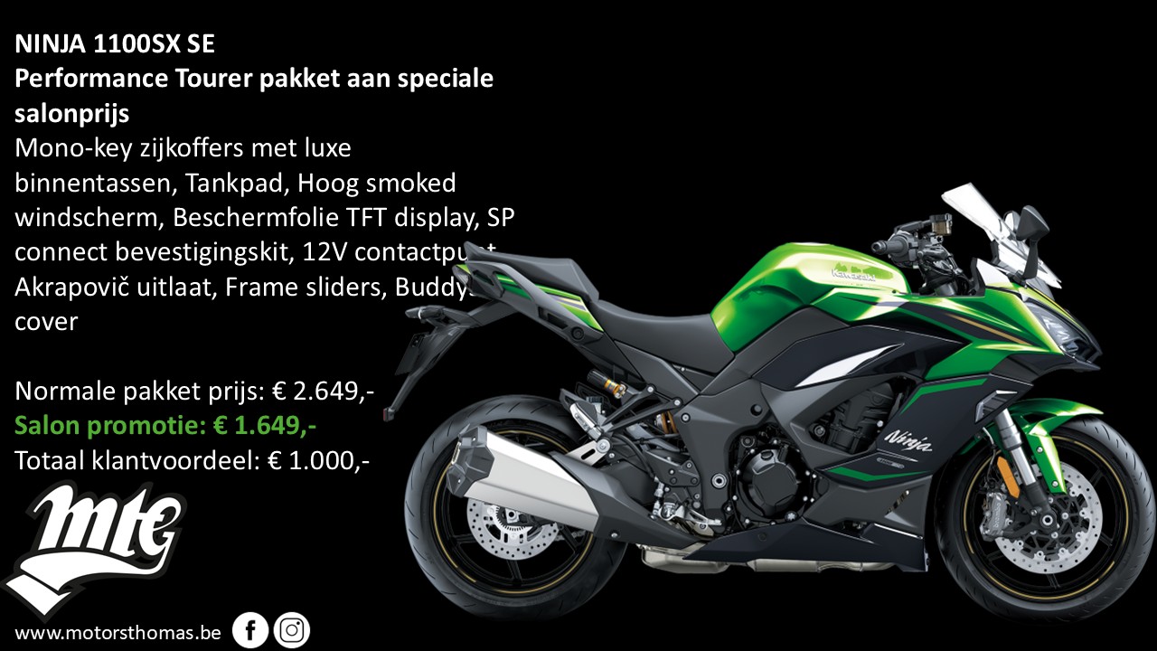 Salonpromotie : Ninja 1100 SX SE Performance