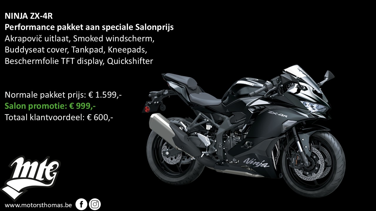 Salonpromotie : Ninja ZX-4R