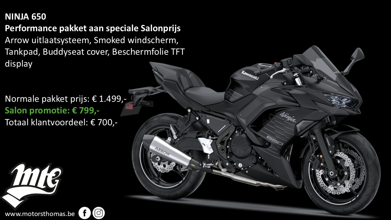 Salonpromotie : Ninja 650 Performance